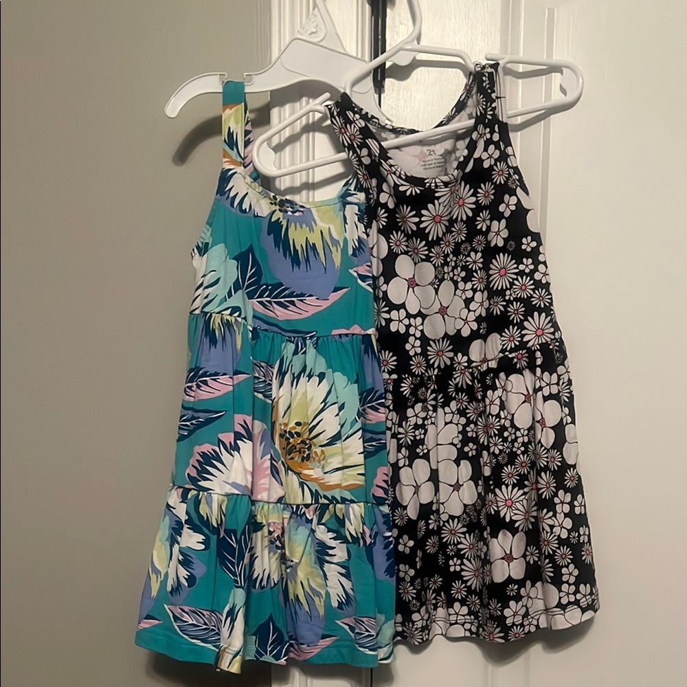 Floral Kids Dresses-2 summer dresses